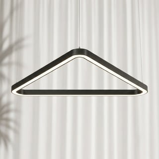 Suspension LED triangulaire POLARIS 3CCT 162cm