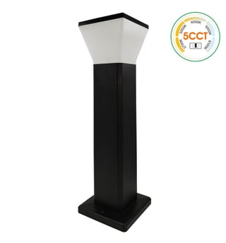 Balise LED carrée 9W Garden 5CCT extérieur 56,5cm