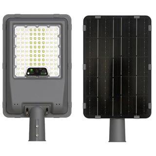 Kit lampadaire solaire EcoSun 240 4800lm PIR 6500K