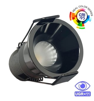 GU10 LED COB - 9W -24° - Céramique 5 Ans Garantie