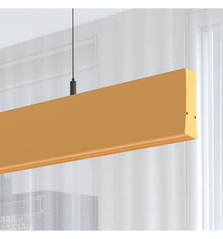 Suspension LED Linéaire Jaune Pastel 0.5m-2m
