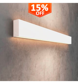 Applique Linéaire LED OULU Blanc 0,94m 3000K IP54