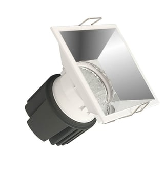 Encastré LED Carré 15W Chrome CRI92 UGR13