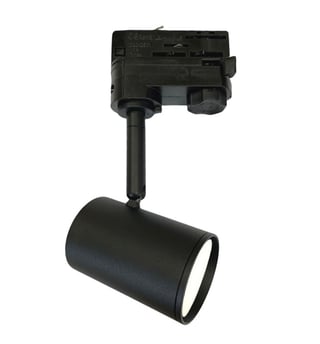 Spot Rail Noir - culot GU10 / Triphasé