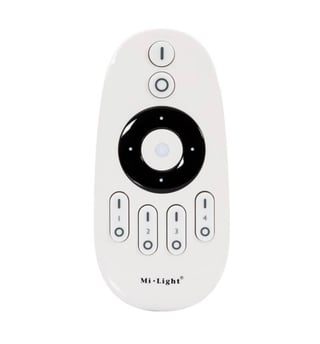 Télécommande RF pour LED Monocolore / CCT 4 zones