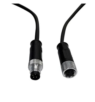 Connecteur étanche M8 mâle/femelle IP68 12-24V