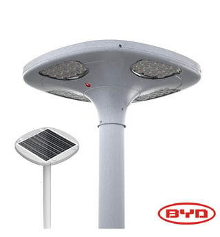 Lampadaire solaire LED 100W SUNWAY BYD 3000K