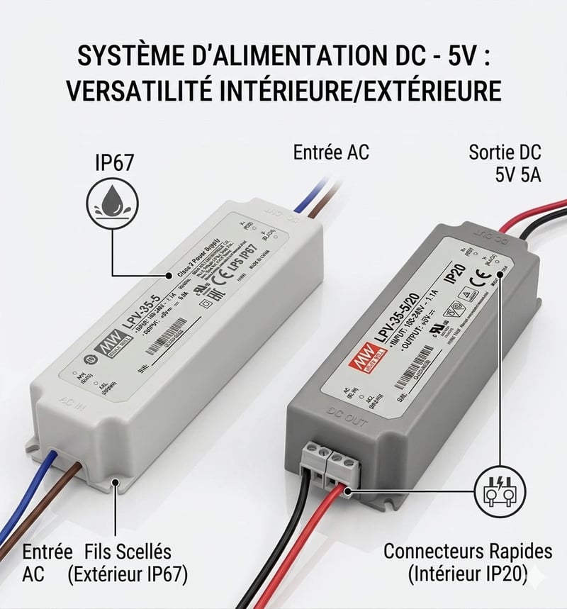 Alimentations DC - 5V