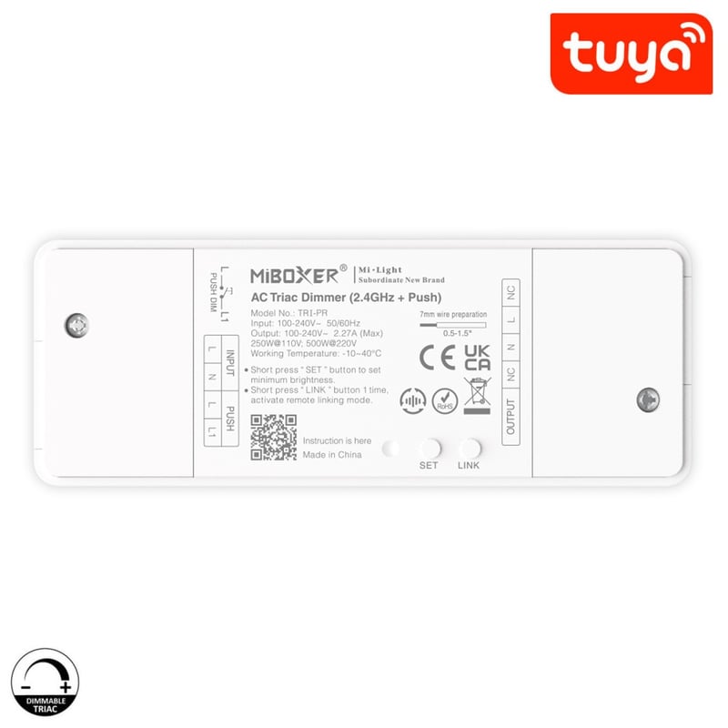 Régulateur TRIAC RF 2.4GHz 500W Tuya Smart - Image 1