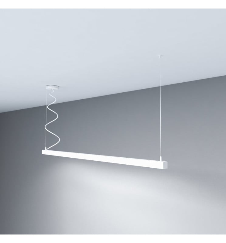 Suspension LED Linéaire MUNICH MINI Blanc 0.44m-1.94m - Image 1