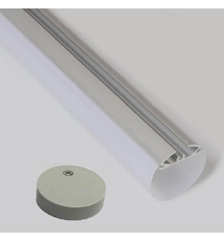 Profilé en Aluminium Modèle TUBE - 2 m - Image 1