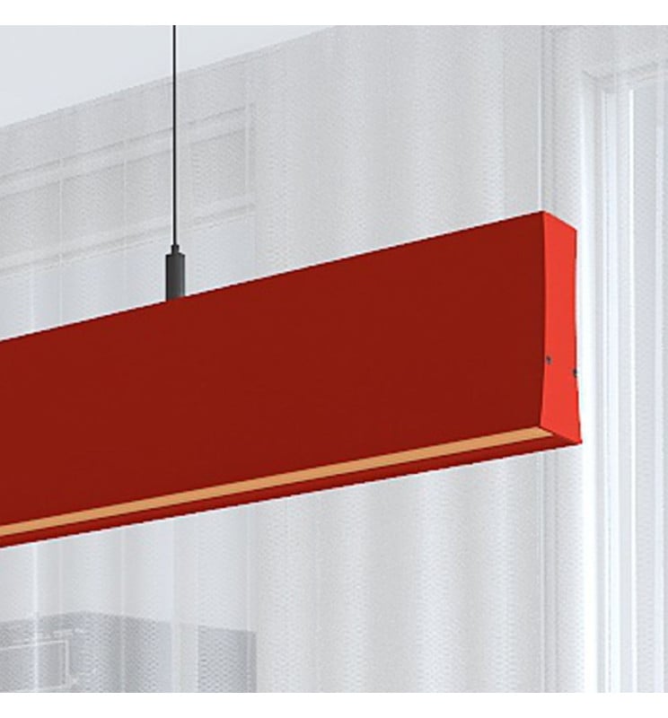 Suspension LED Linéaire Rouge Tomate 0.5m-2m - Image 1