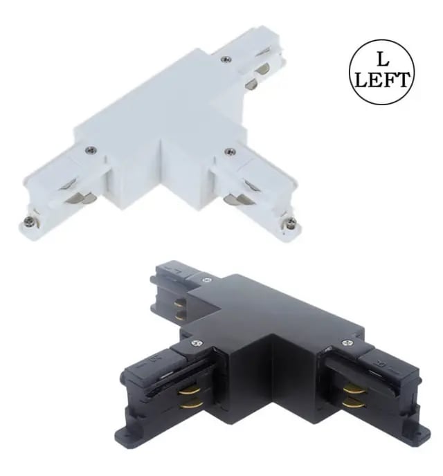 Connecteur type -T- rail triphasé GAUCHE - Image 1
