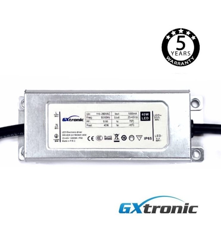 Driver pour LED éclairage 40W 1000mA / IP65 - Image 1
