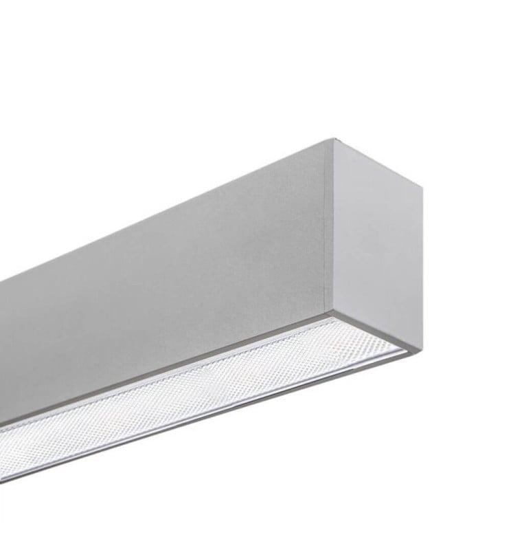 MUNICH MINI ARGENT - Réglette Linéaire LED saillie - 0.44m - 0.94m - 1,44m - 1.94m - IP54- Dimmable - Image 1