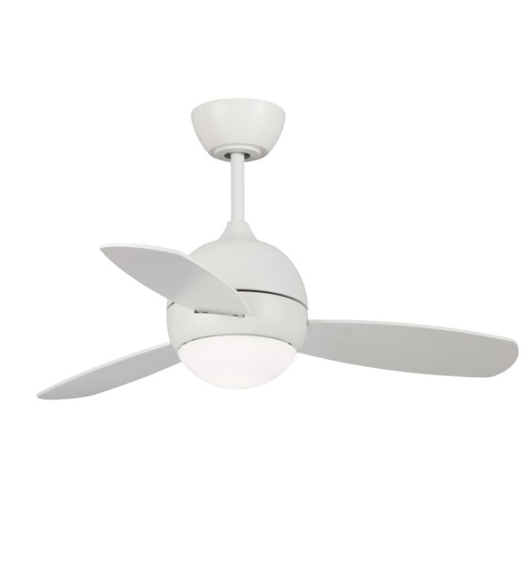 Ventilateur Plafond TICO LED 37W CCT Blanc/Pin 92cm - Image 1