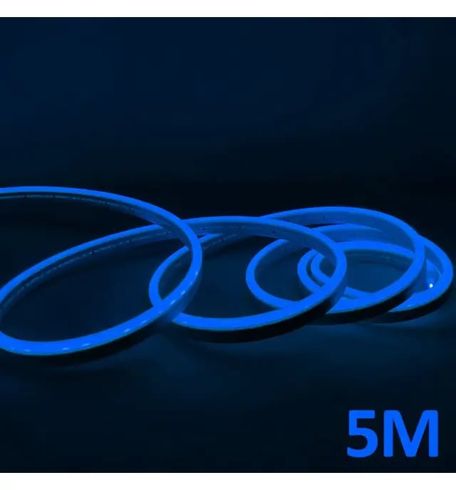 Néon LED 5m bleu 6mm 12V coupe 2,5cm - Image 1