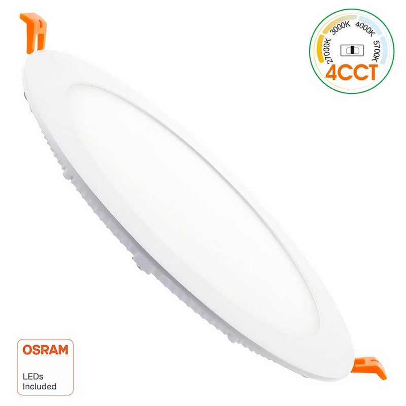 Downlight Slim LED 24W Rond CCT OSRAM 120° Ø225mm - Image 1
