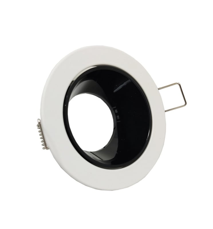Anneau encastrable carré réglable GU10/MR16 alu - Image 1