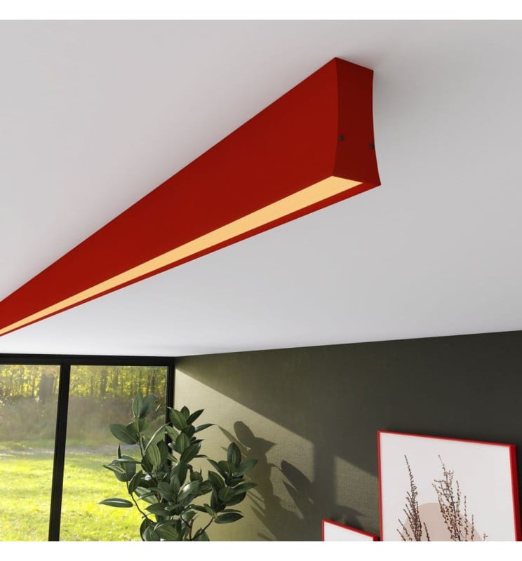 Réglette LED Linéaire LOLA Rouge Tomate 0.5m-2m - Image 1