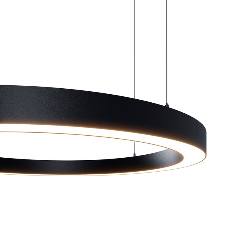 Suspension LED SOLARIS circulaire 90cm 38W DALI - Image 1