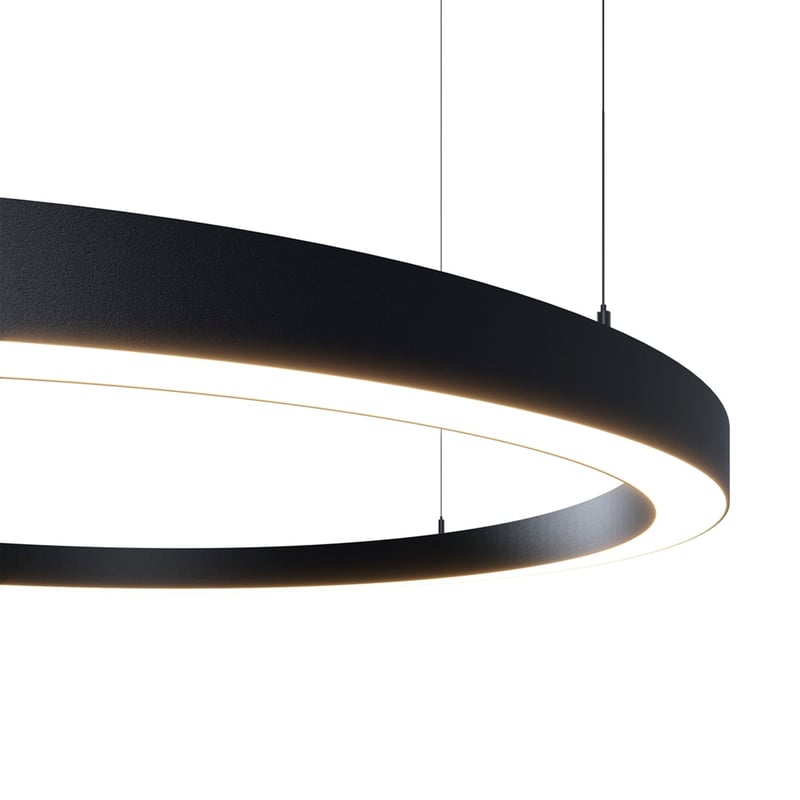 Suspension LED SOLARIS circulaire 120cm 56W DALI - Image 1
