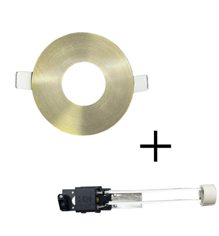 Anneau d'encastrement Rond Fixe GU10-MR16 - CHROME - Image 1