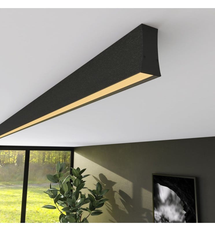 Réglette LED Linéaire LOLA Noir 0.5m-2m - Image 1