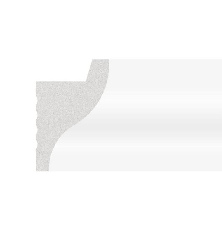 Moulure en Polystyrène Courbe pour Bande LED 2 M - Image 1
