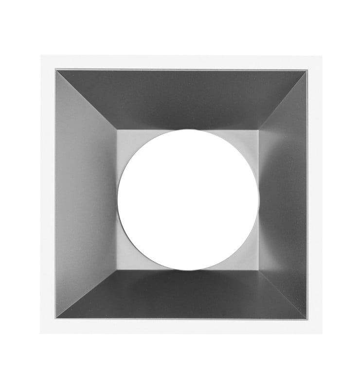 Anneau d'encastrement carré pour LED GU10 MR16 - URG19 - Image 1