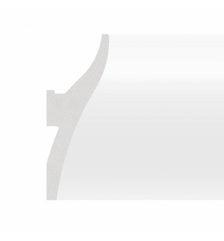 Moulure en Polystyrène - Corniche - pour bande LED - 2 m - Image 1