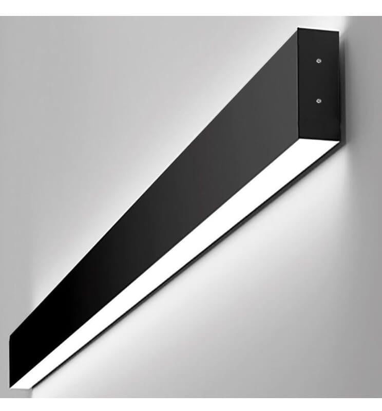 Applique Linéaire LED WASHINGTON Noir 0,44m 6000K IP54 - Image 1
