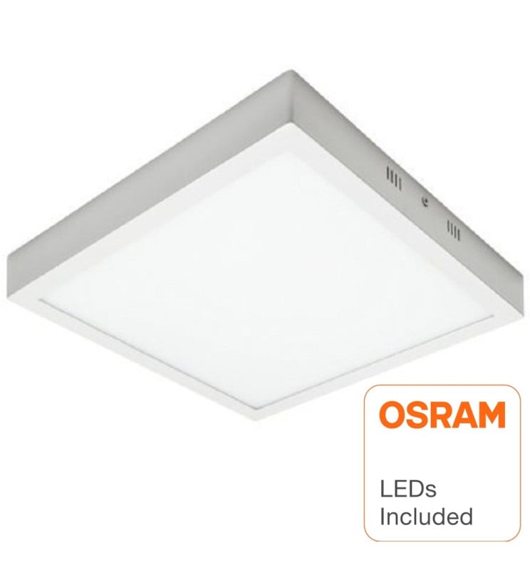 Plafonnier LED carré 30W OSRAM Duris E - Image 1