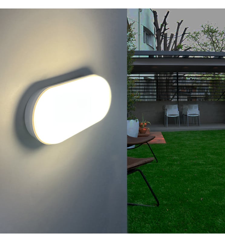 Applique LED 12W -PURELIGHT- Intérieur Extérieur - IP65 - Image 1