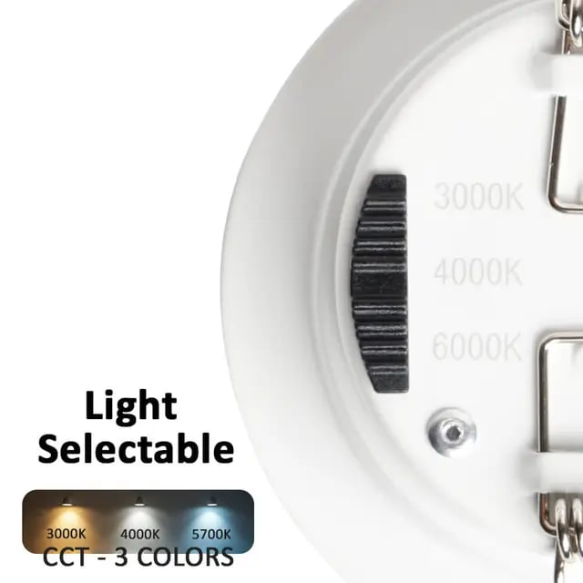 Spot LED Enc. 8W Ignifuge TRIAC 3CCT IP65 36° Blanc - Image 1
