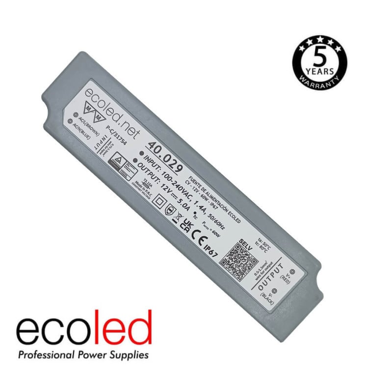 Alimentation ECOLED 12V 100W IP67 TÜV - Image 1