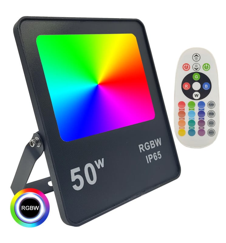 Projecteur LED 50W RGB+W DOB – IP65 - Image 1
