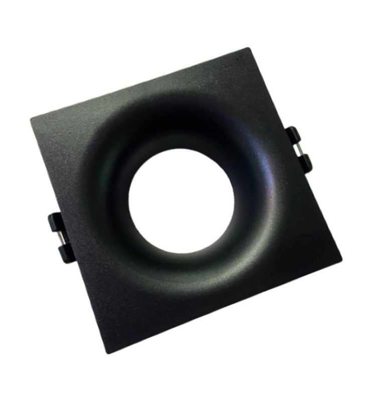 Anneau Fixe Carré GU10 MR16 Noir - Image 1