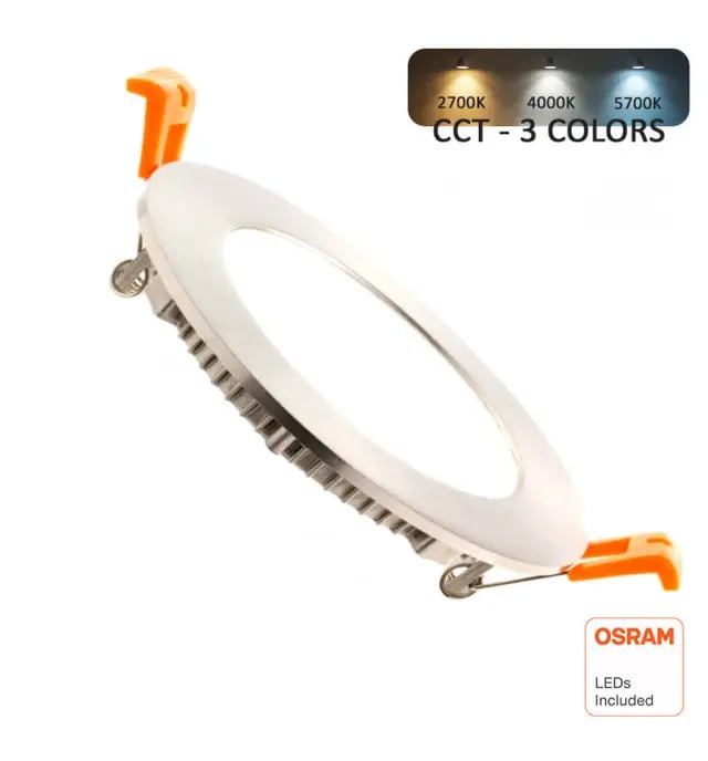 Downlight LED Slim 10W Inox OSRAM CCT - Image 1