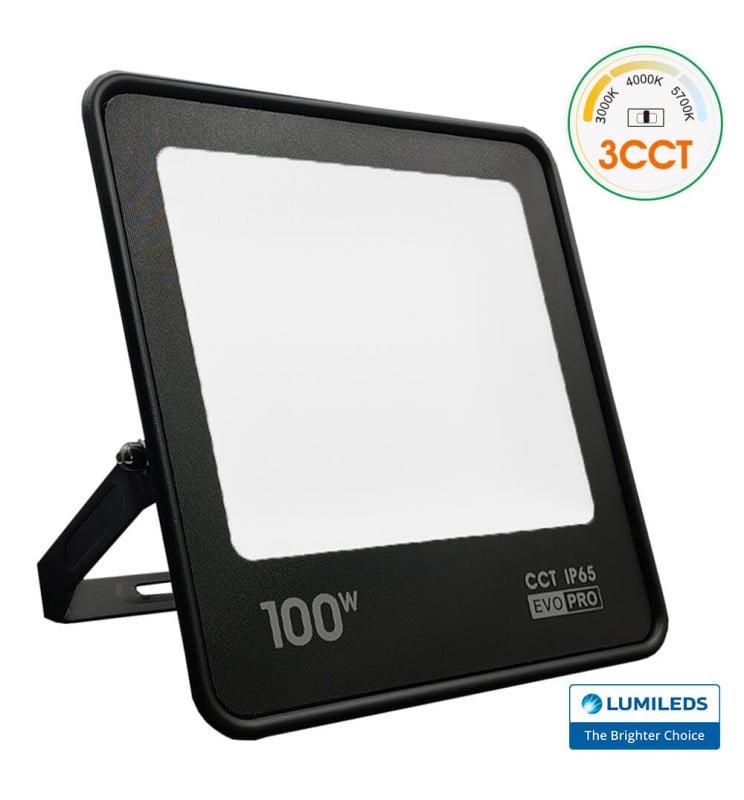 Projecteur LED Extérieur EVO PRO 100W – CCT Réglable – Puce Lumileds Haute Performance - Image 1
