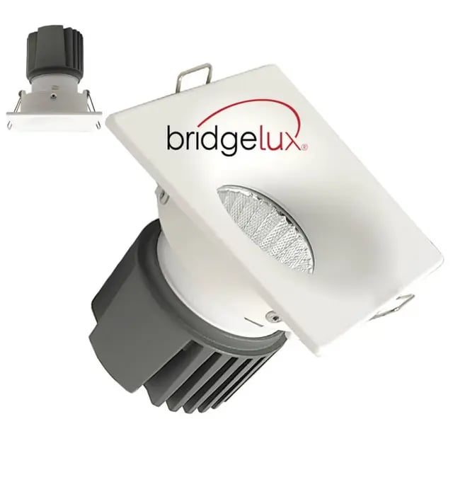 Encastré LED 15W Carré Blanc Nuage CRI92 UGR13 - Image 1
