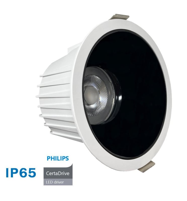 Downlight LED 40W Philips CCT IP65 UGR13 - Image 1