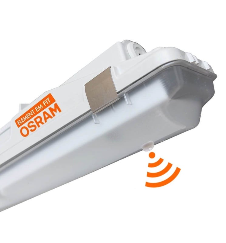 Réglette LED étanche PIR 25-44W OSRAM 150cm - Image 1