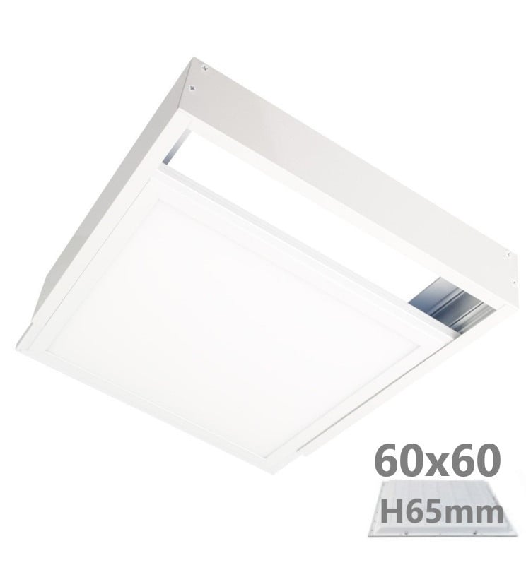 Kit de Montage en Surface pour Panneau LED 60x60 / H65mm - Image 1