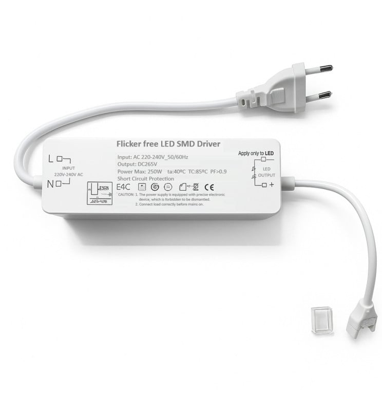 Driver Flicker Free Ruban LED 220V IP65 10mm 250W - Image 1