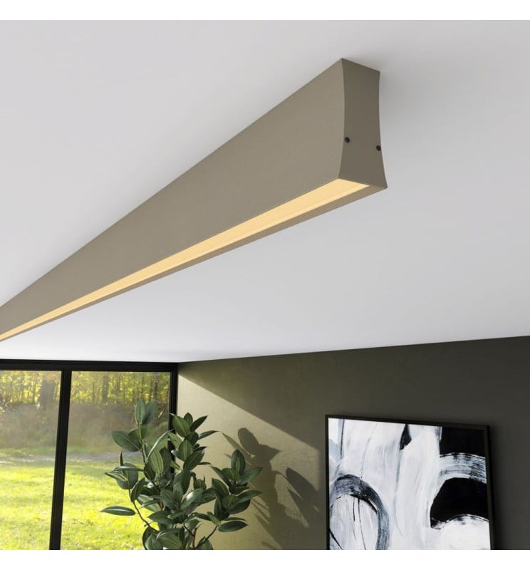 Réglette LED Linéaire LOLA Gris Pierre 0.5m-2m - Image 1
