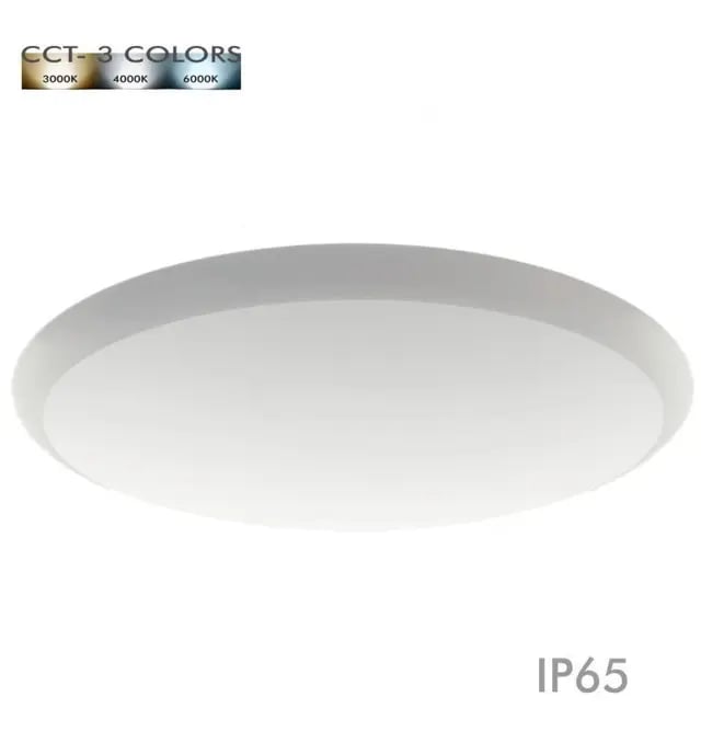 Plafonnier LED étanche IP65 12-20W CCT réglable - Image 1