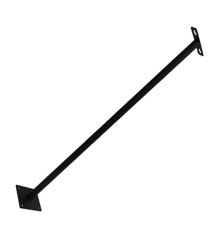 Support Noir pour Projecteur LED – Hauteur 100 cm – Fixation Robuste pour Éclairage Extérieur - Image 1