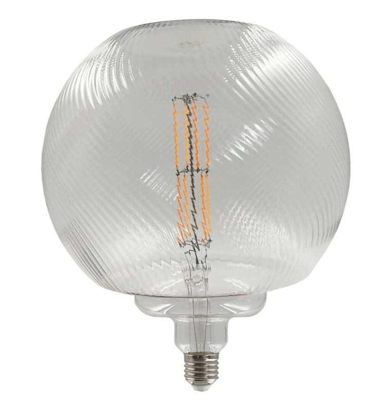Ampoule LED filament GLOBE 7W E27 Ambre Décorative - Image 1