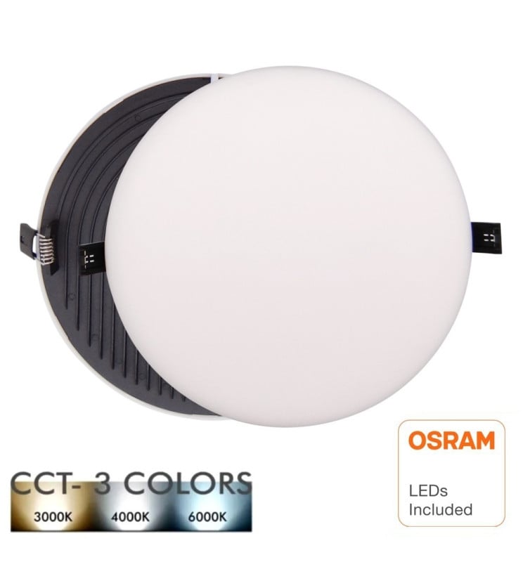 Downlight LED 24W QUASAR Frameless OSRAM CCT 120° - Image 1